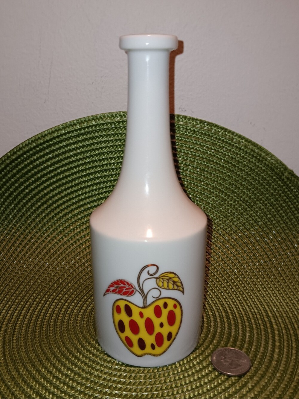 Vintage Styson Inc. Mid-Century Pop Art Ceramic Cruet (Missing Stopper)